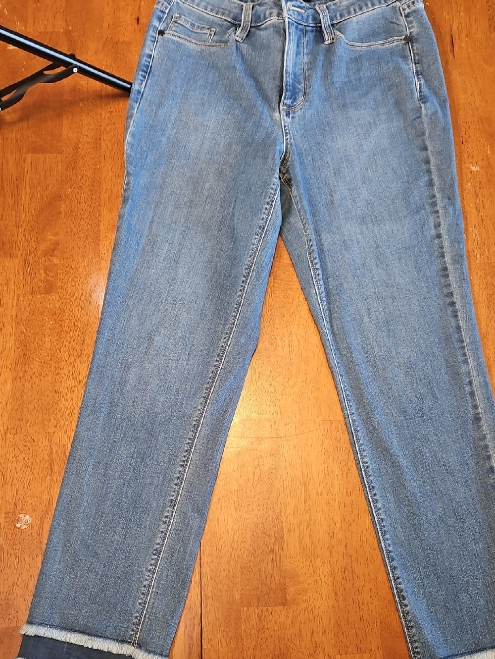 Susan Graver High-Rise Women’s Jeans in Light Blue